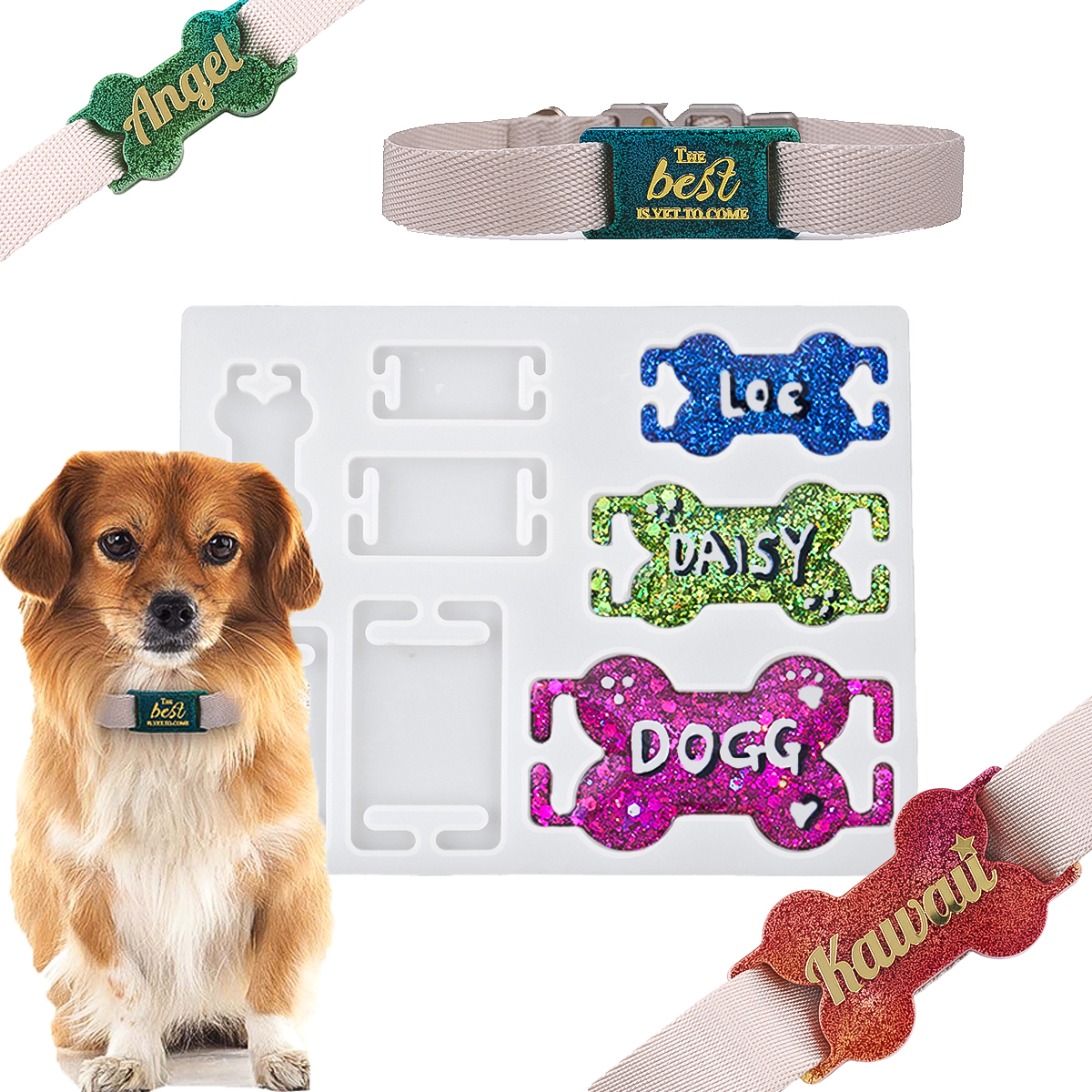 Resin Craft Projects - DIY Cat Dog ID Tag Silicone