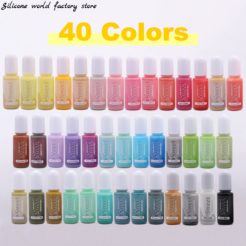 Resin Dye Alcohol - Silicone world 10ML Solid Color Resin