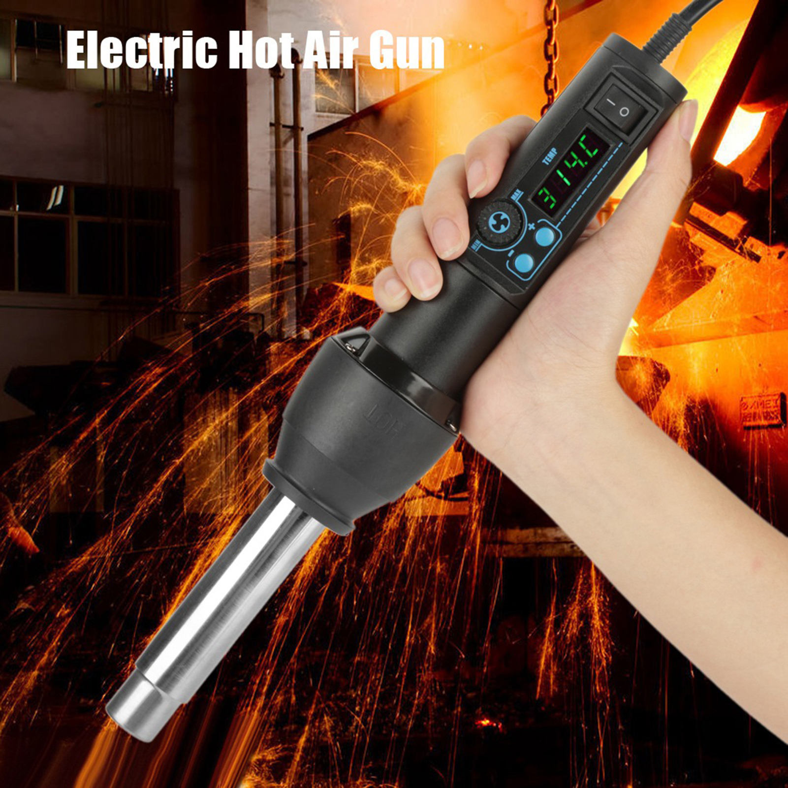 Heat Gun Small - 8858‑I / 650W LED Digital Display