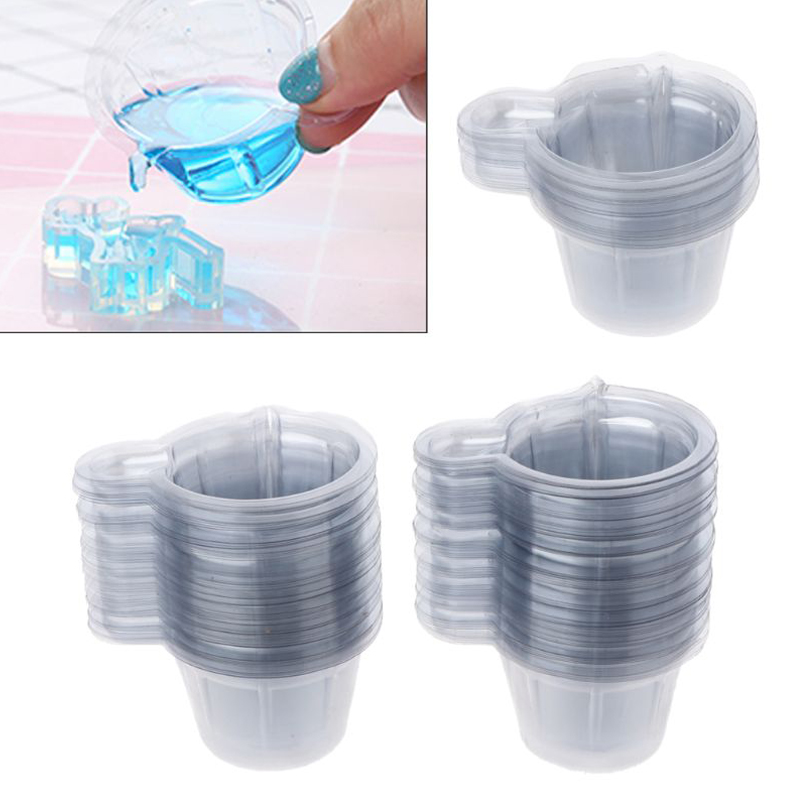 Mixing Cup Silicone - 10-100Pcs 40ML Plastic Disposable Cups Epoxy