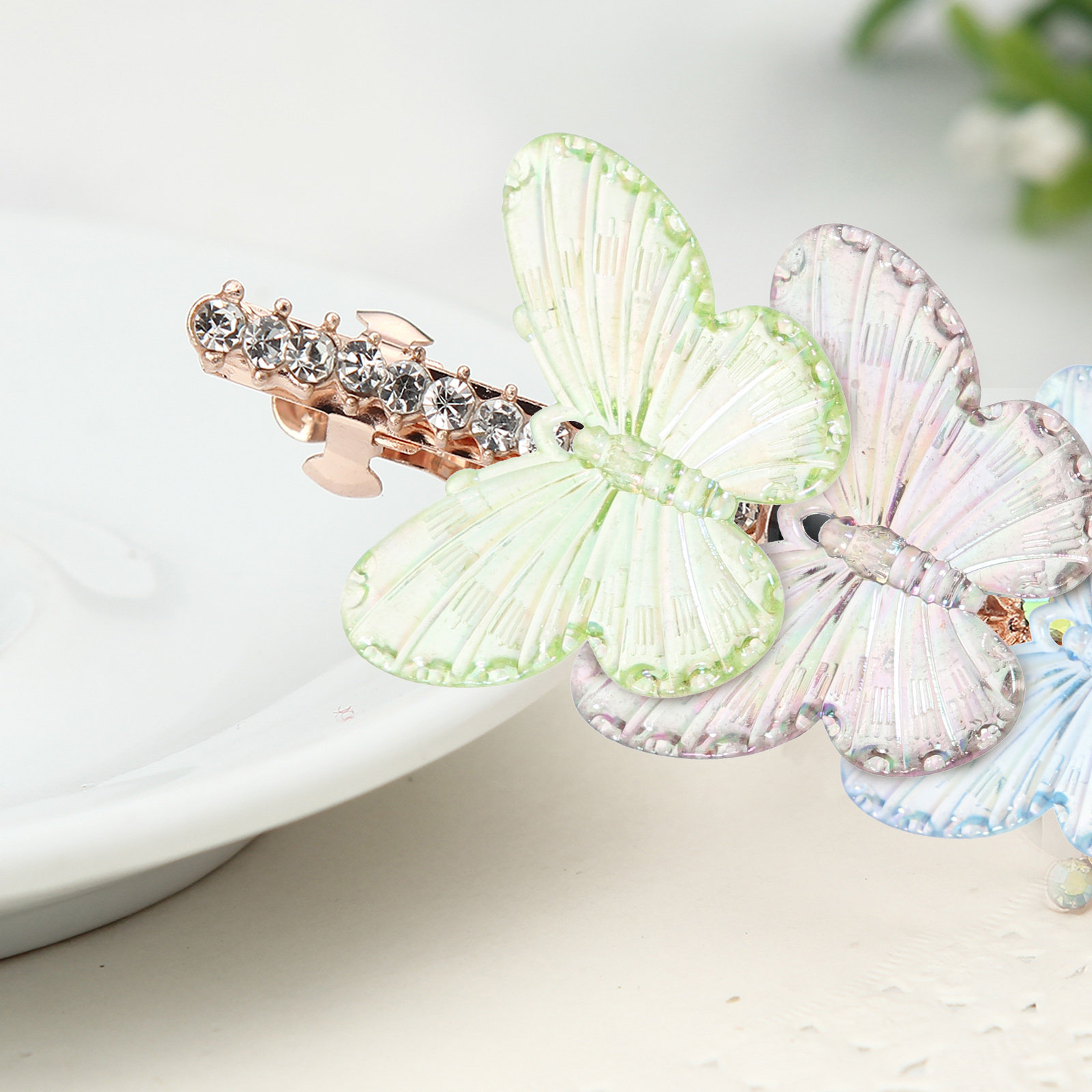 Resin Craft Supplies - 40Pcs Electroplated Butterflies Charms Resin Craft