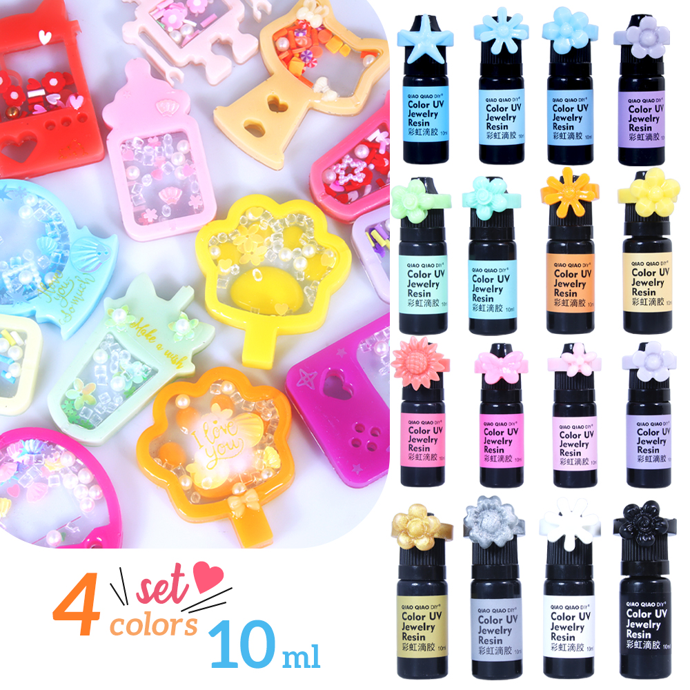 Resin Craft Supplies - Colors UV Resin, Colored UV Resin
