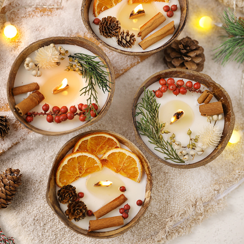 Dried Flower Bulk - Creative Coconut Shell Scented Candles Party