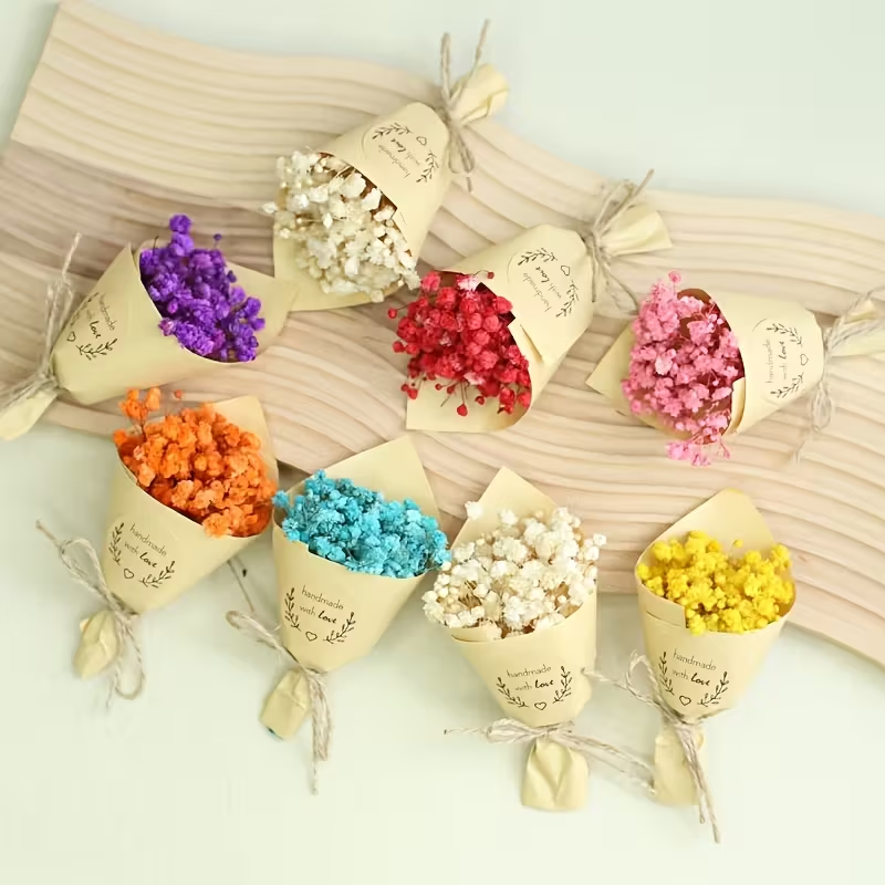 Dried Flower Bulk - 1-piece mini dried flower bouquet -