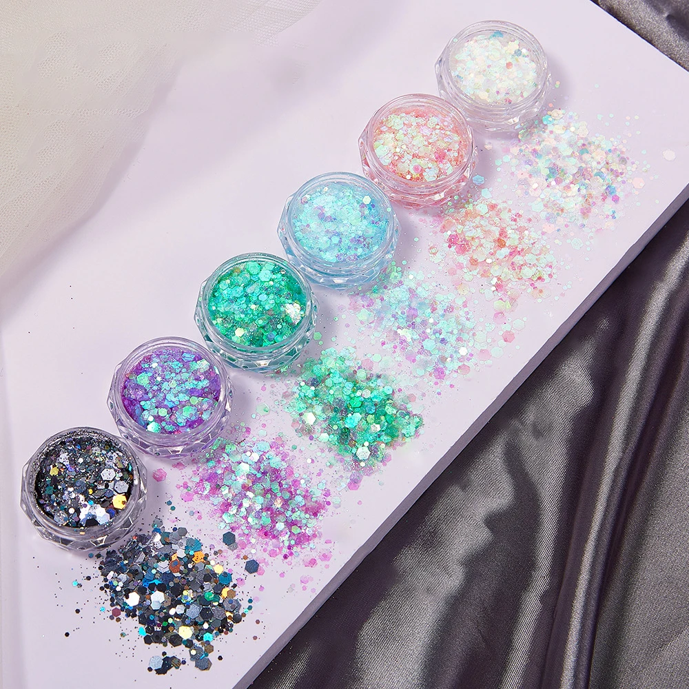 6Colors/Set Resin Sparkling Se - Resin Glitter Pack 리뷰 및 가격