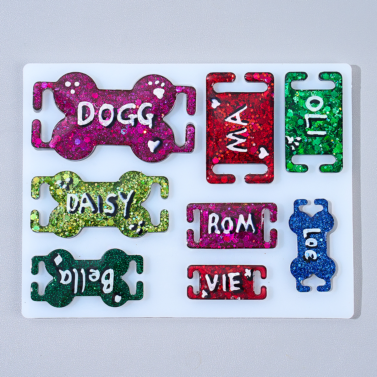 DIY Cat Dog ID Tag Silicone Mo - Resin Craft Projects 리뷰 및 가격