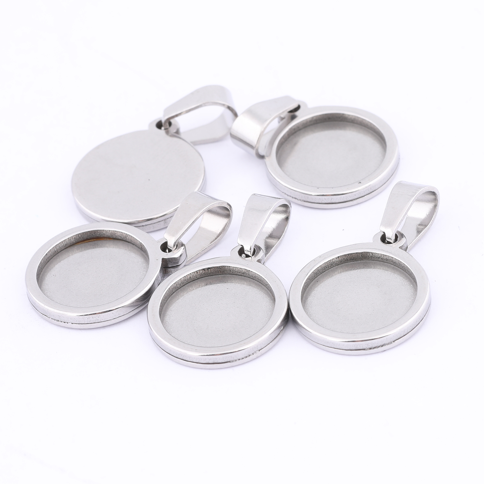 10pcs Gold Plated Black 12mm R - Bezels Set Pendant 리뷰 및 가격