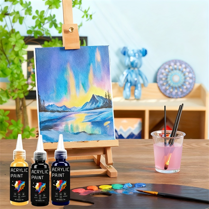 Acrylic Paint Set 6 Colors 50m - Resin Pigment Set 리뷰 및 가격
