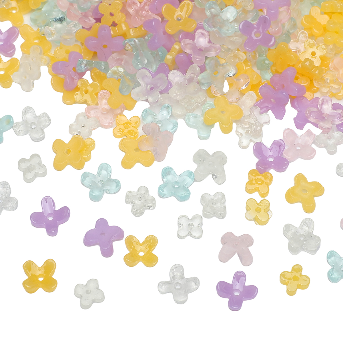 20pcs 5 7mm Resin 4 Petals Flo - Resin Craft Ideas 리뷰 및 가격