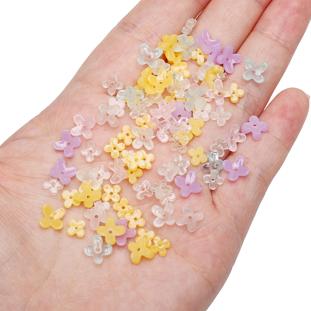 20pcs 5 7mm Resin 4 Petals Flo - Resin Craft Ideas 리뷰 및 가격