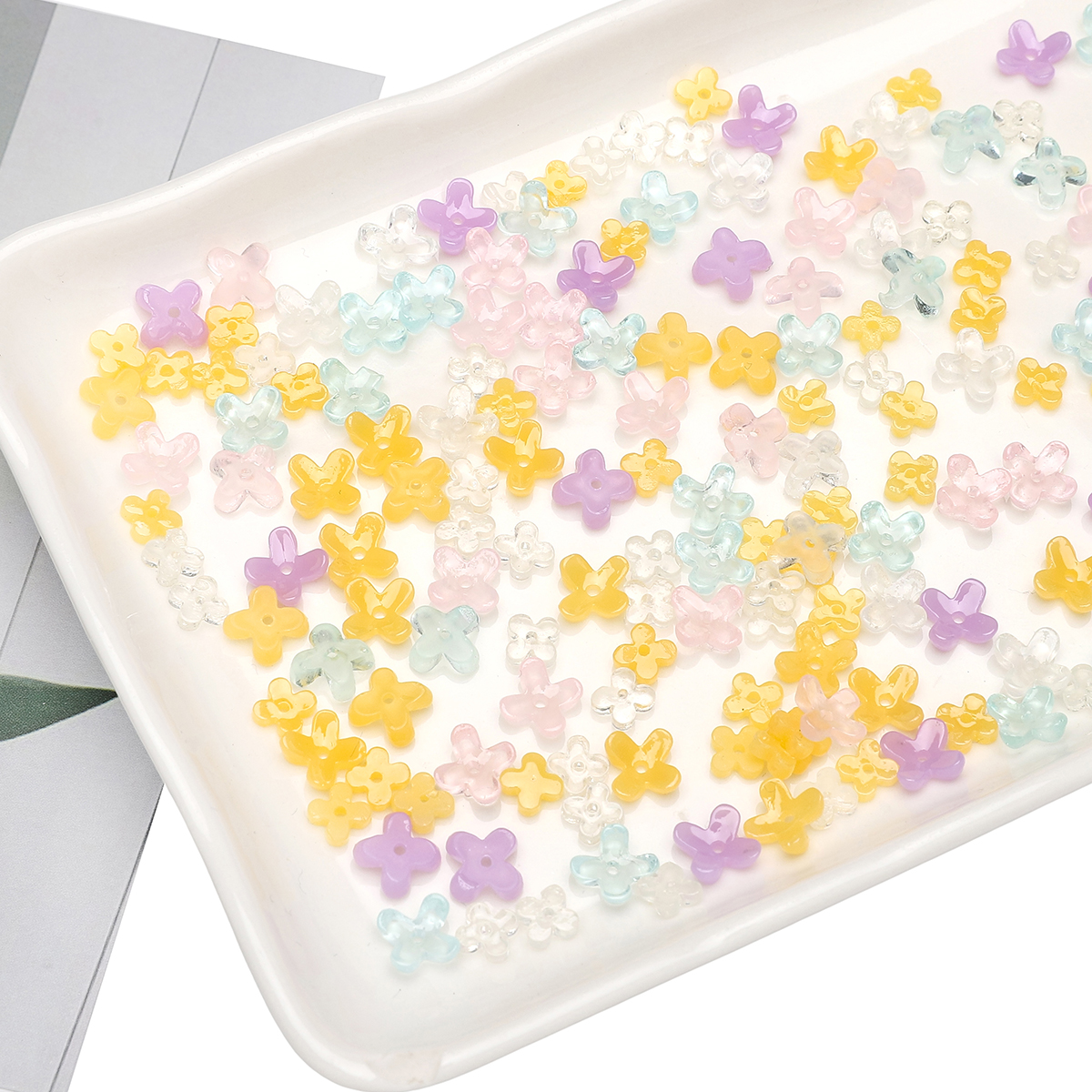 20pcs 5 7mm Resin 4 Petals Flo - Resin Craft Ideas 리뷰 및 가격