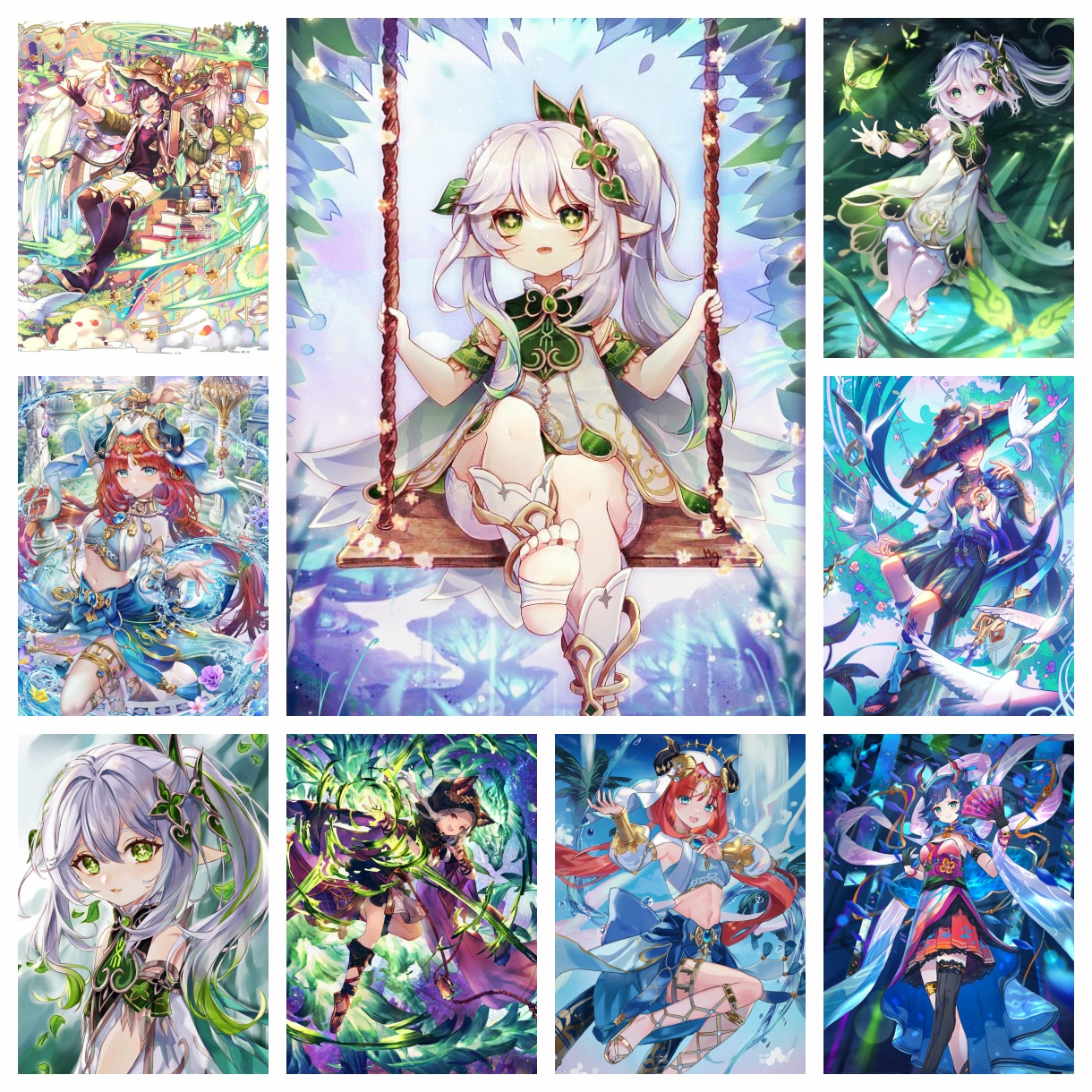 Anime Genshin Impact Full Dril - Resin Craft Genshin 리뷰 및 가격