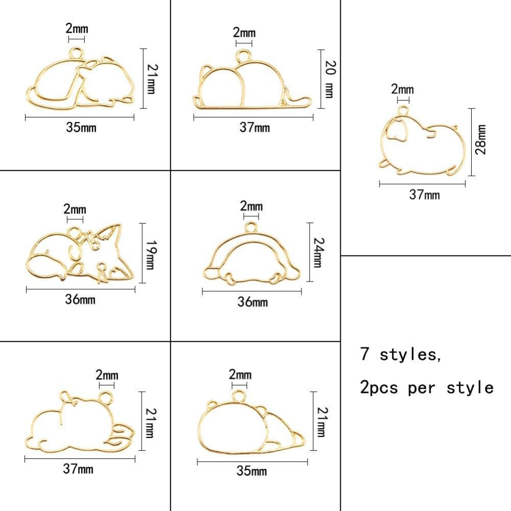 14pcs Hibernator Theme Open Be - Resin Jewelry Kit 리뷰 및 가격