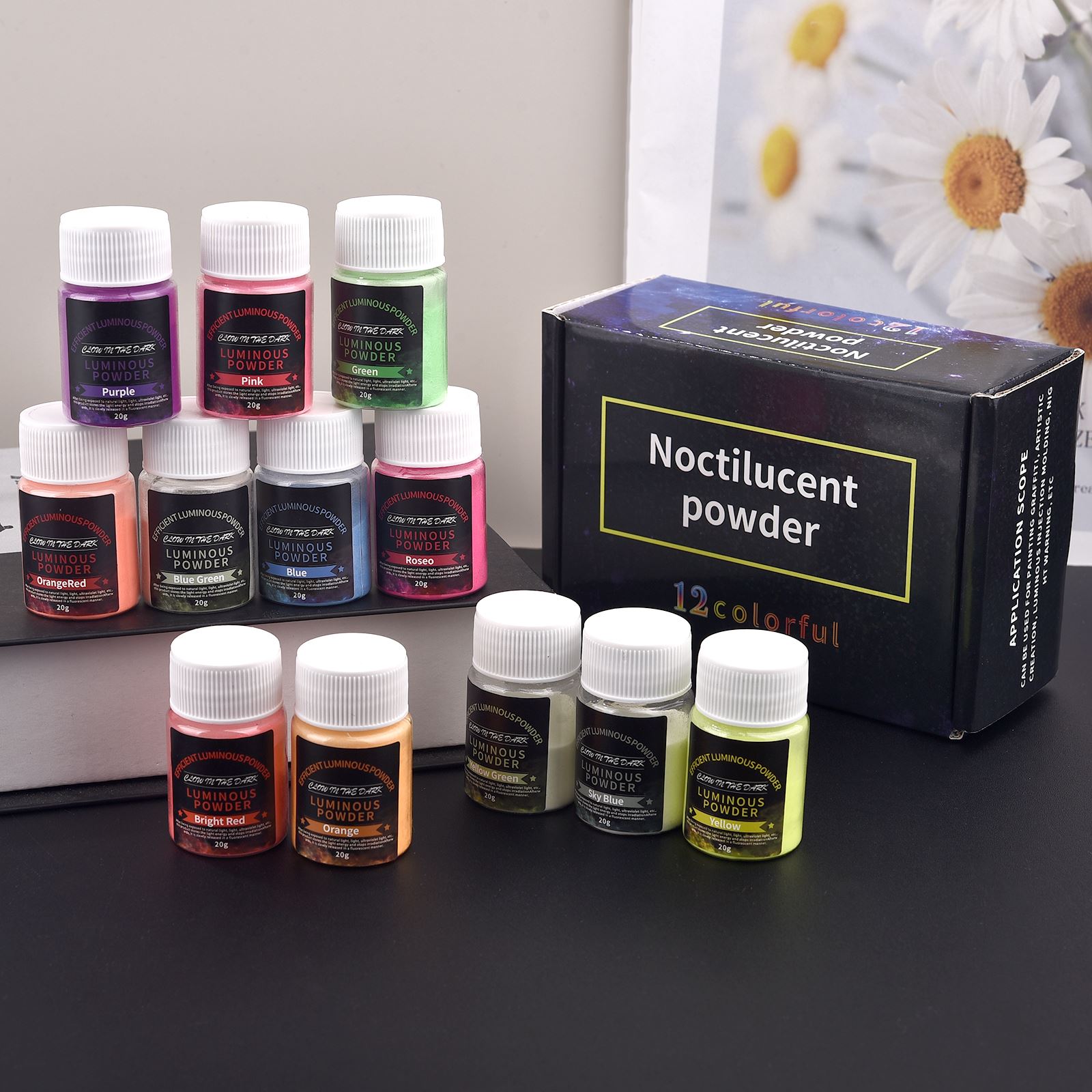20g Long Lasting Bright Lumino - Resin Pigment Set 리뷰 및 가격