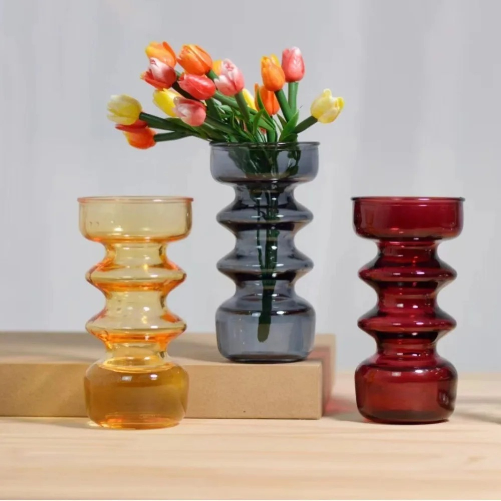 Colorful Vases Glass Ornaments - Dried Flower Bulk 리뷰 및 가격