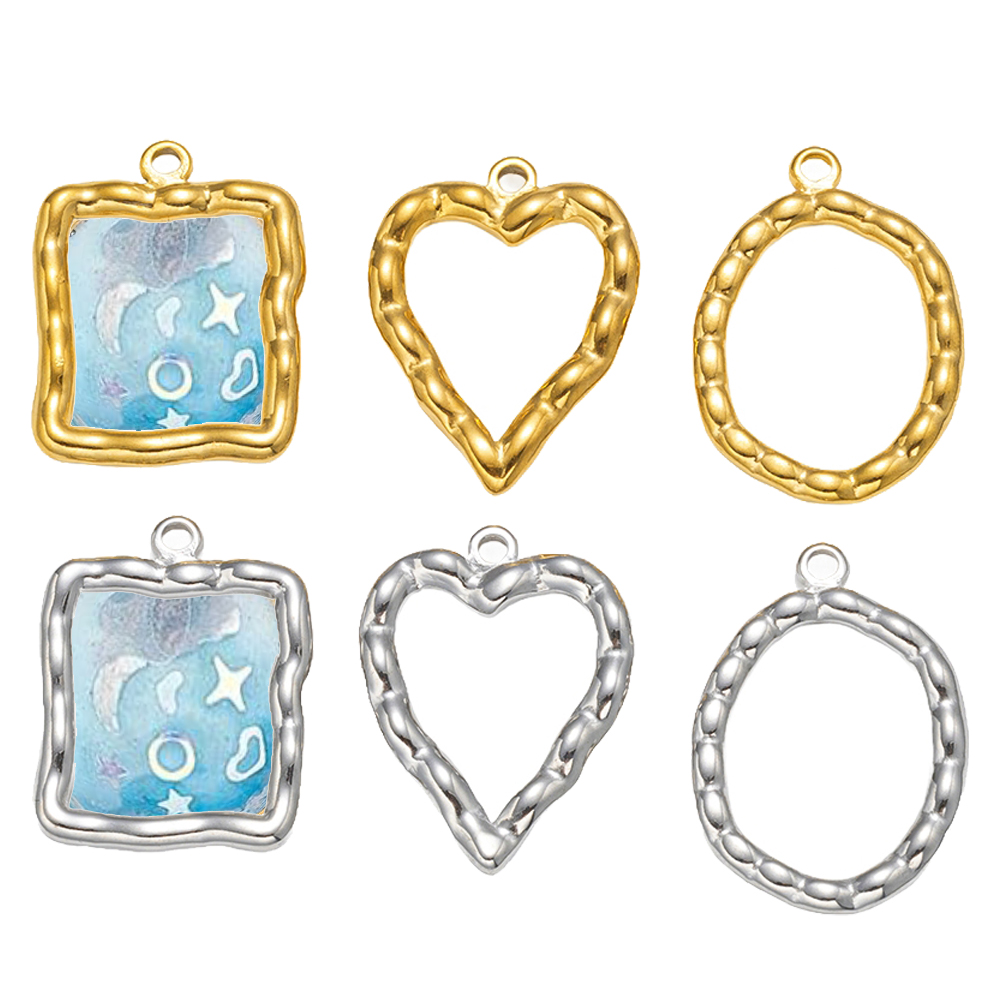 5pcs Stainless Steel Heart Rou - Resin Crafts 리뷰 및 가격