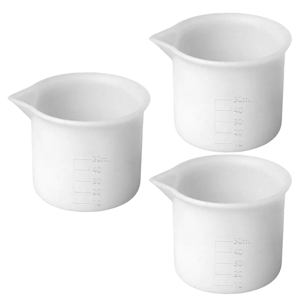 3Pcs 50Ml Silicone Measuring C - Mixing Cup Silicone 리뷰 및 가격
