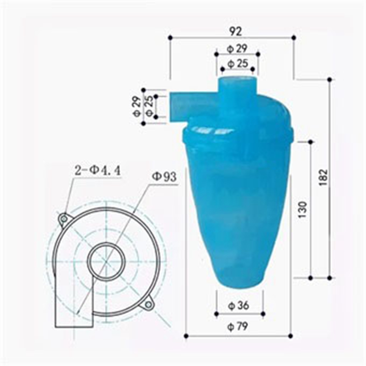 Dust Collector Cyclone Mini Sm - Vacuum Chamber Small 리뷰 및 가격