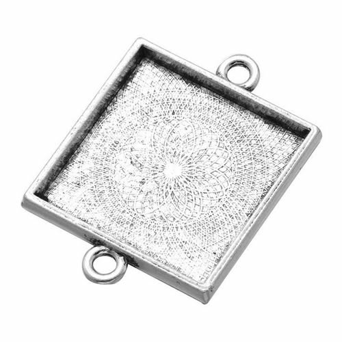 Onebeading Fit 25x25mm Square  - Bezels Set Pendant 리뷰 및 가격