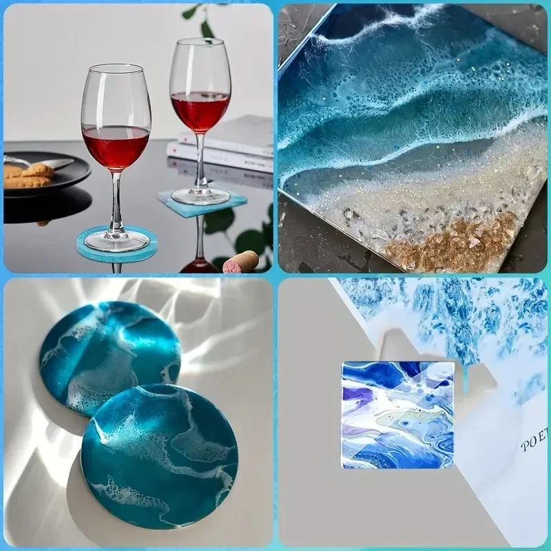 5Pcs/Set DlY Epoxy Resin Cup C - Coaster Mold Round 리뷰 및 가격