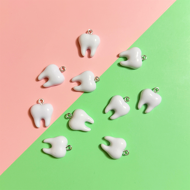 10pcs Cute White Teeth Resin P - Resin Craft Projects 리뷰 및 가격