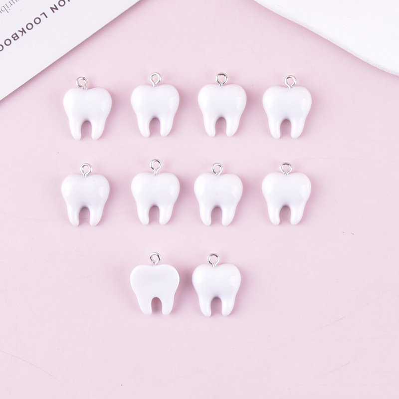 10pcs Cute White Teeth Resin P - Resin Craft Projects 리뷰 및 가격