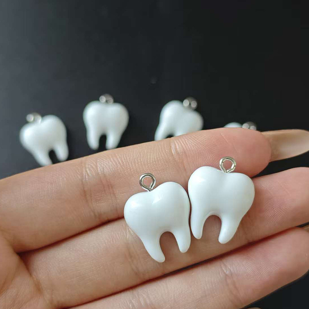 10pcs Cute White Teeth Resin P - Resin Craft Projects 리뷰 및 가격