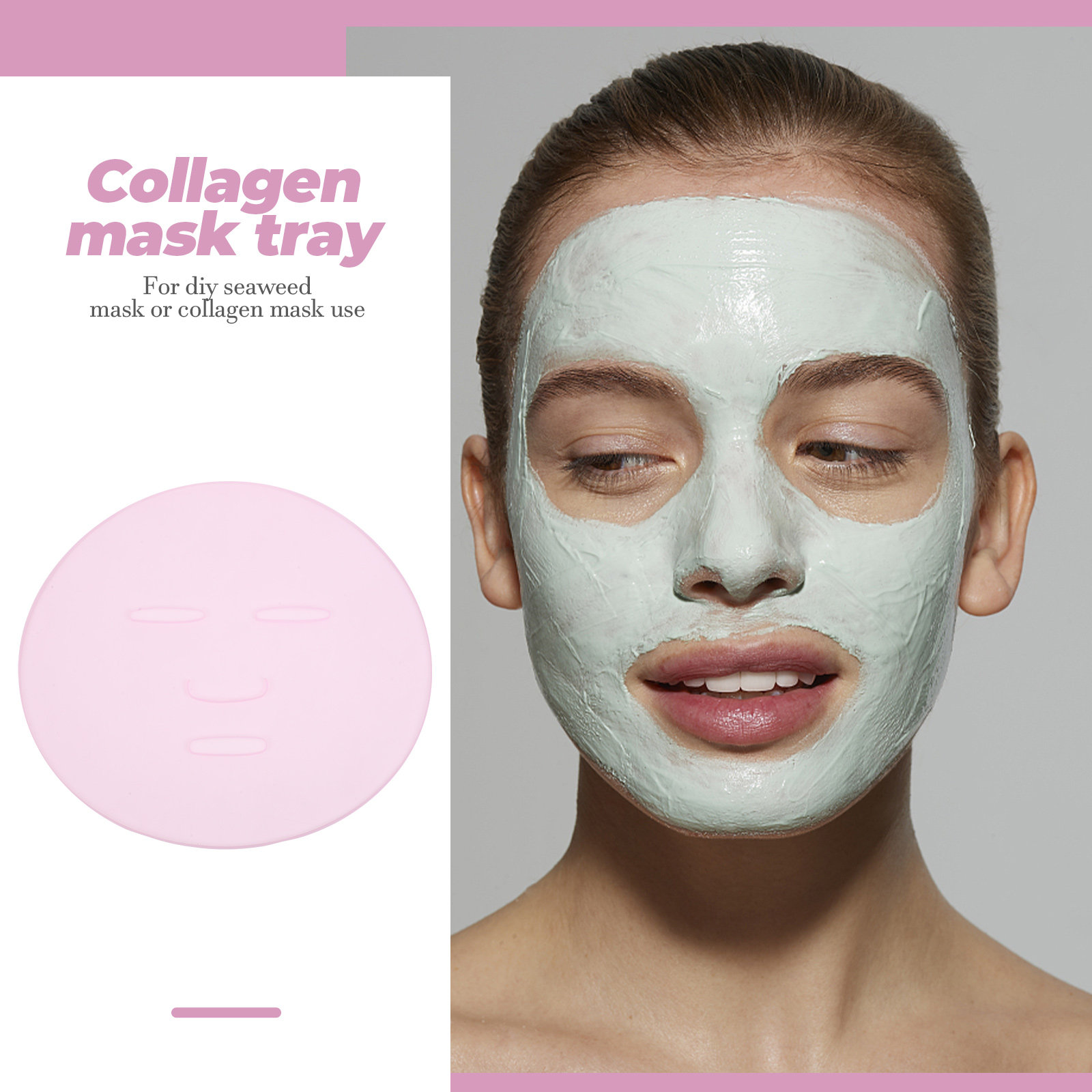 2Pcs DIY Seaweed Mask Mold Reu - Silicone Mold Tray 리뷰 및 가격