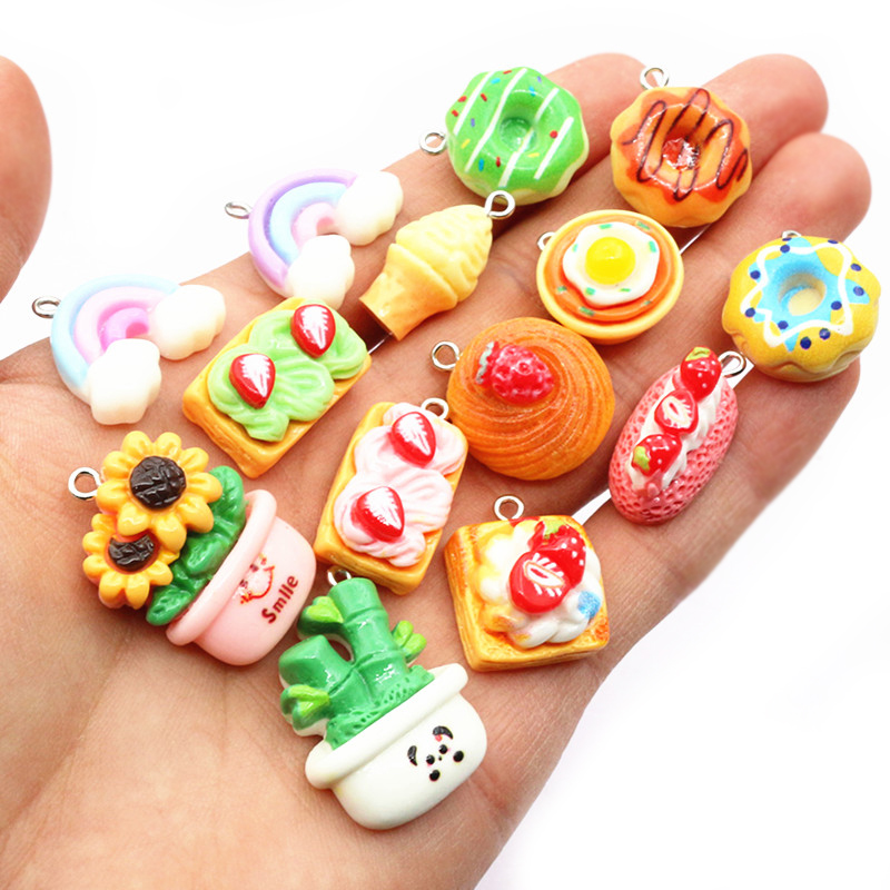 10pcs Mixed Colors Resin Cute  - Flower Preservation Resin 리뷰 및 가격