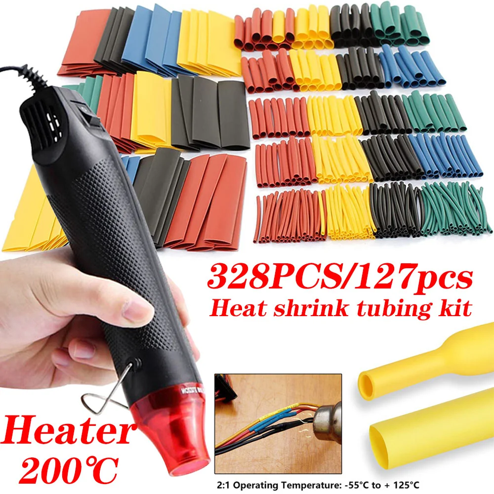 580/530/127PCS Heat Shrink Tub - Heat Gun Small 리뷰 및 가격
