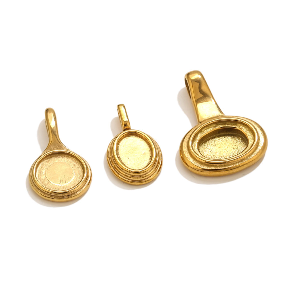 5pcs Stainless Steel Round Ova - Resin Crafts 리뷰 및 가격