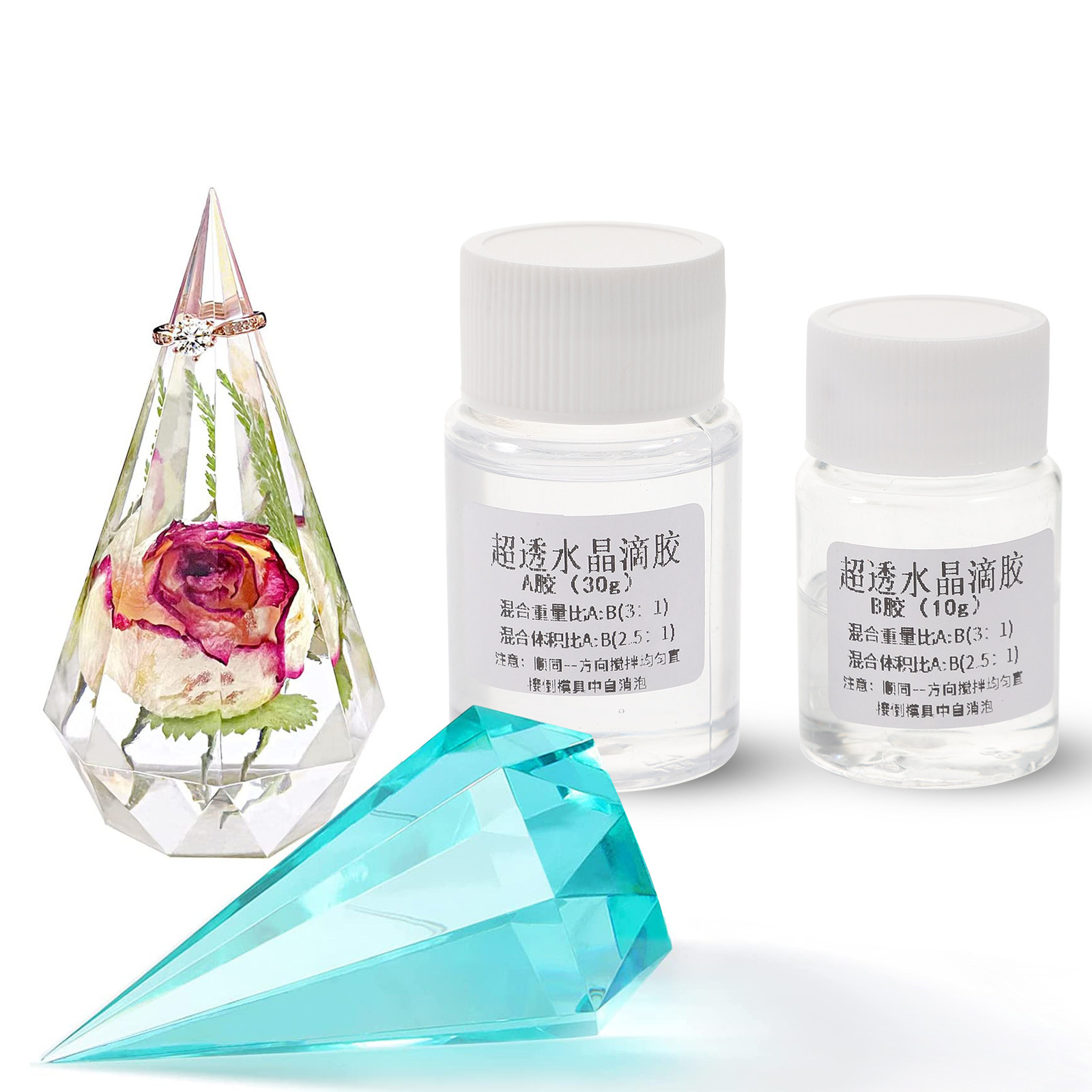 2Sets Clear Epoxy Resin Glue K - Epoxy Uv Resin Kit 리뷰 및 가격