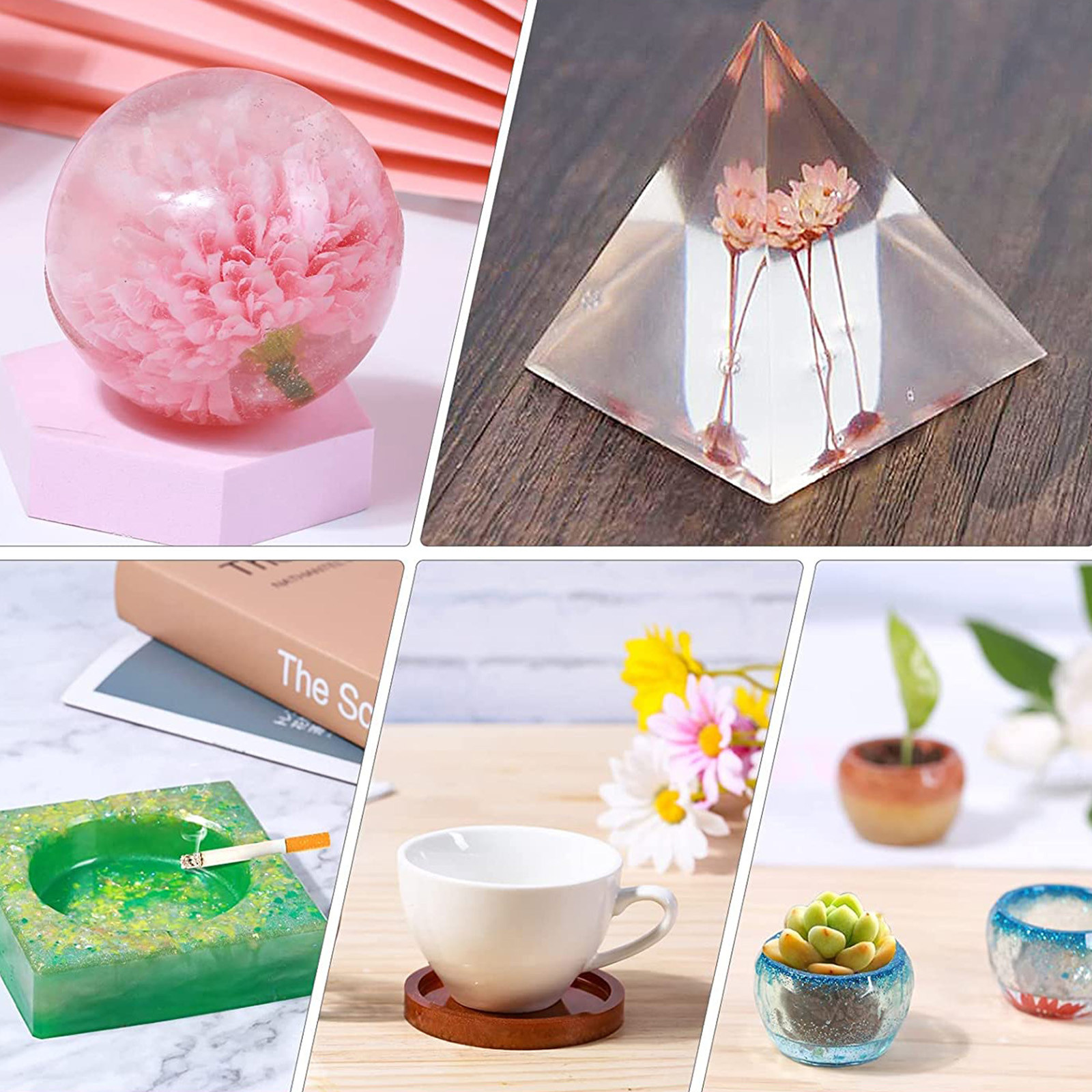 2Sets Clear Epoxy Resin Glue K - Epoxy Uv Resin Kit 리뷰 및 가격