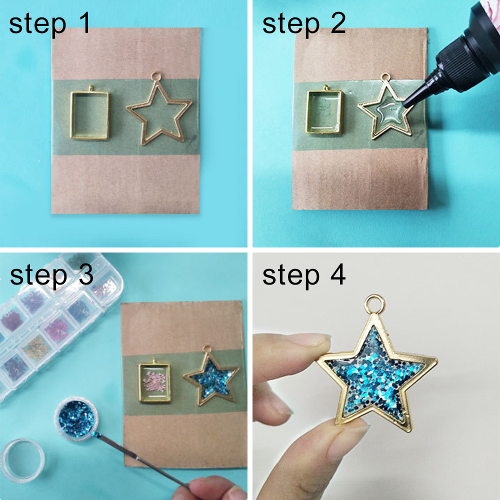 14Pcs/Lot Mixed Style Geometri - Epoxy Uv Resin Kit 리뷰 및 가격
