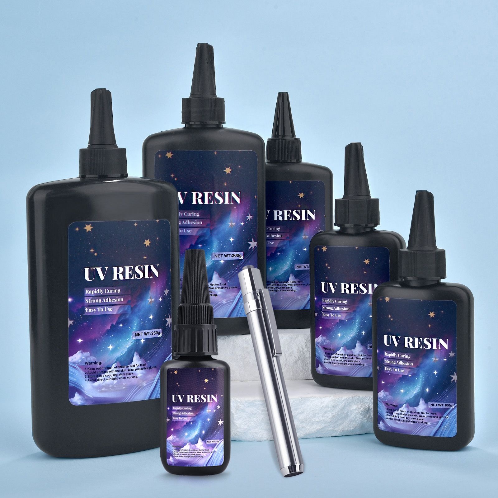 25/50/100/120/200/250g UV Fix  - Epoxy Uv Resin Kit 리뷰 및 가격