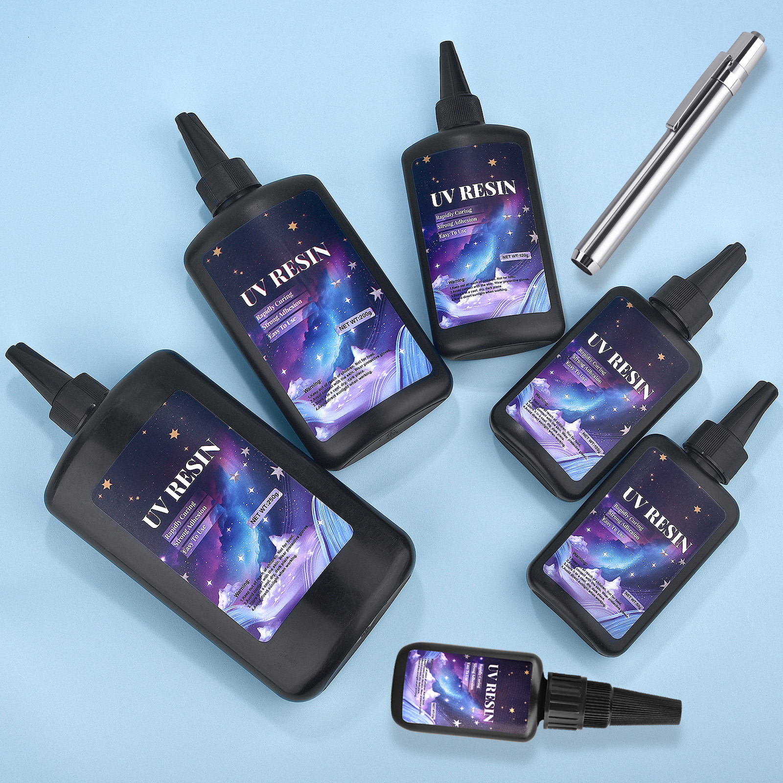 25/50/100/120/200/250g UV Fix  - Epoxy Uv Resin Kit 리뷰 및 가격