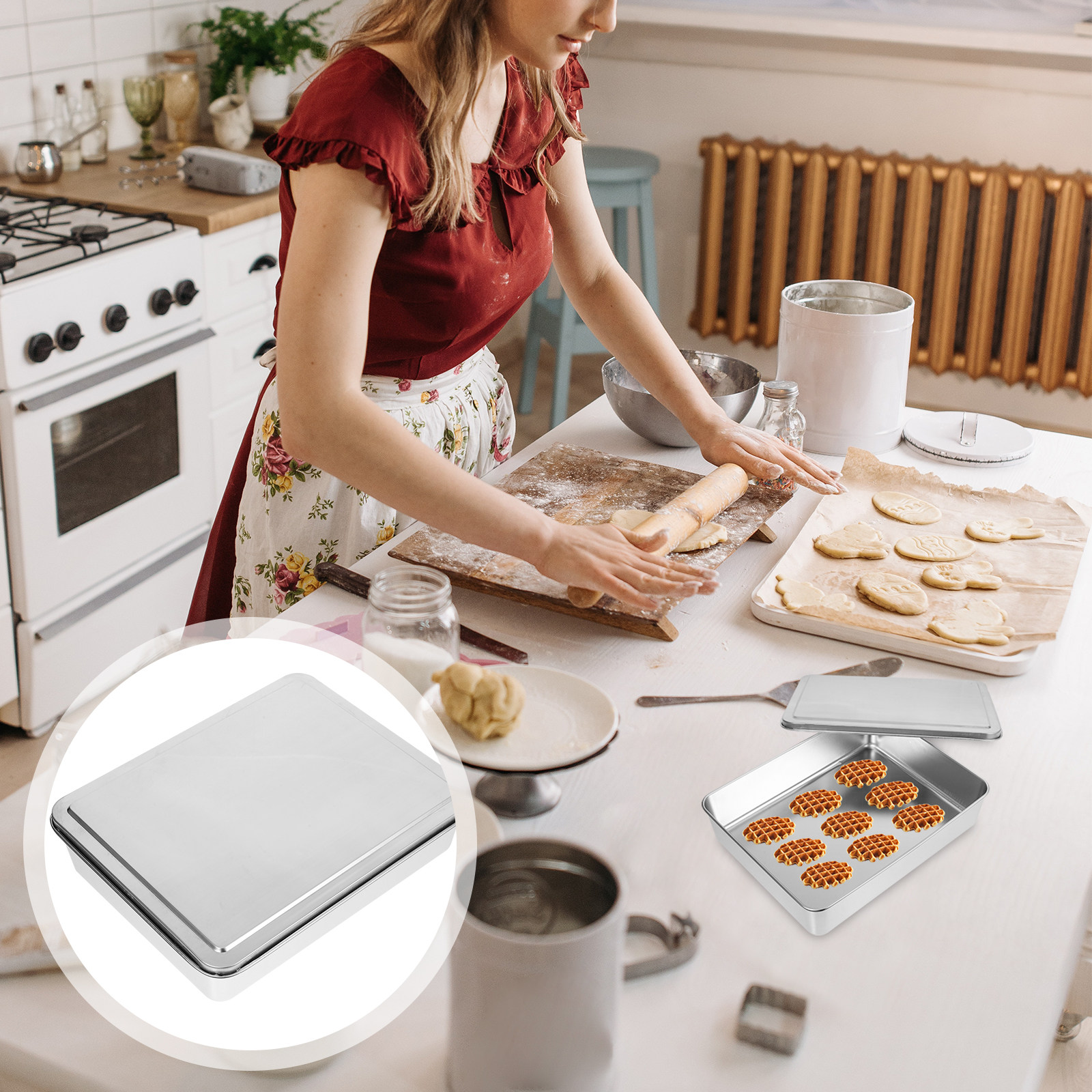 Stainless Steel Tiramisu Deep  - Serving Tray Mold 리뷰 및 가격