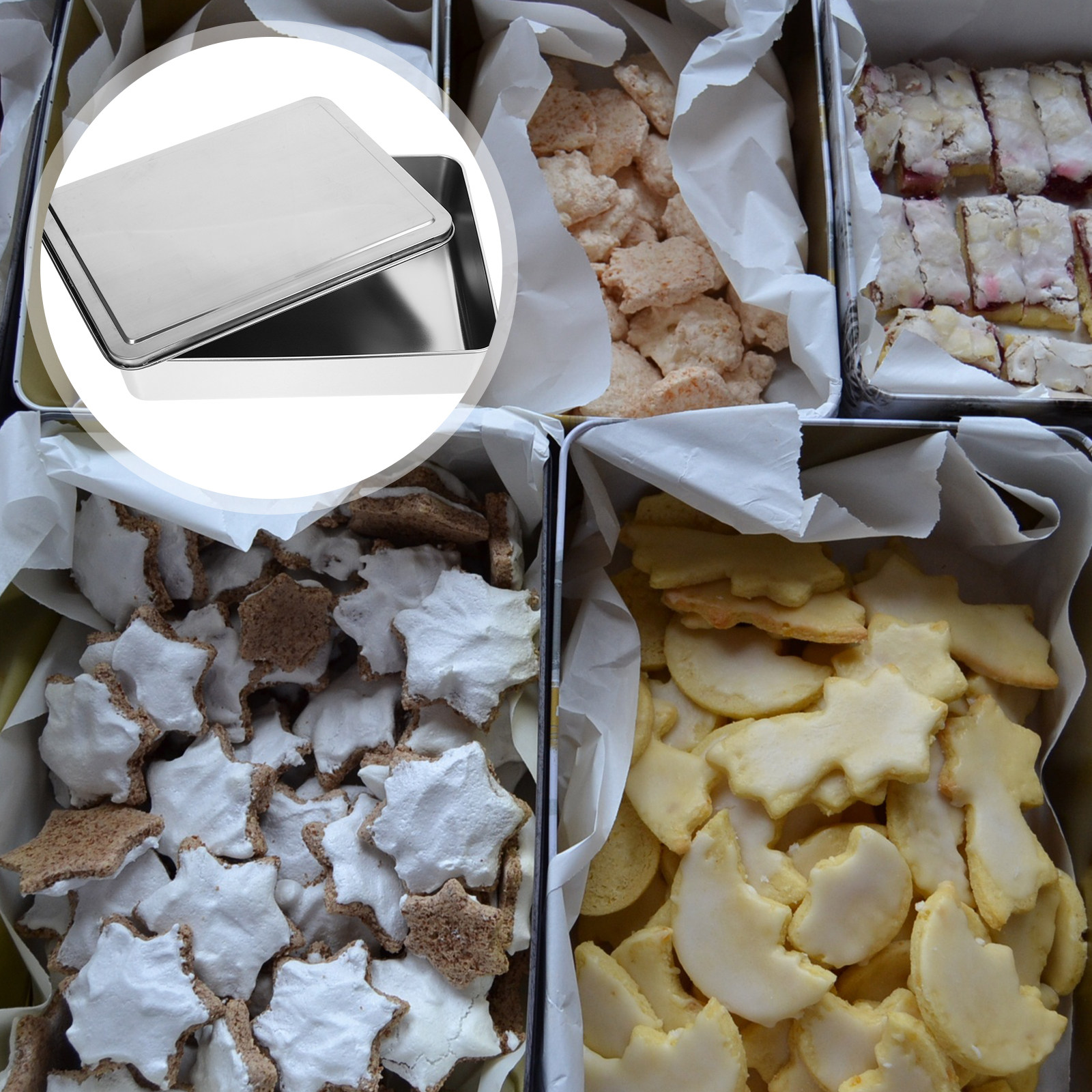 Stainless Steel Tiramisu Deep  - Serving Tray Mold 리뷰 및 가격
