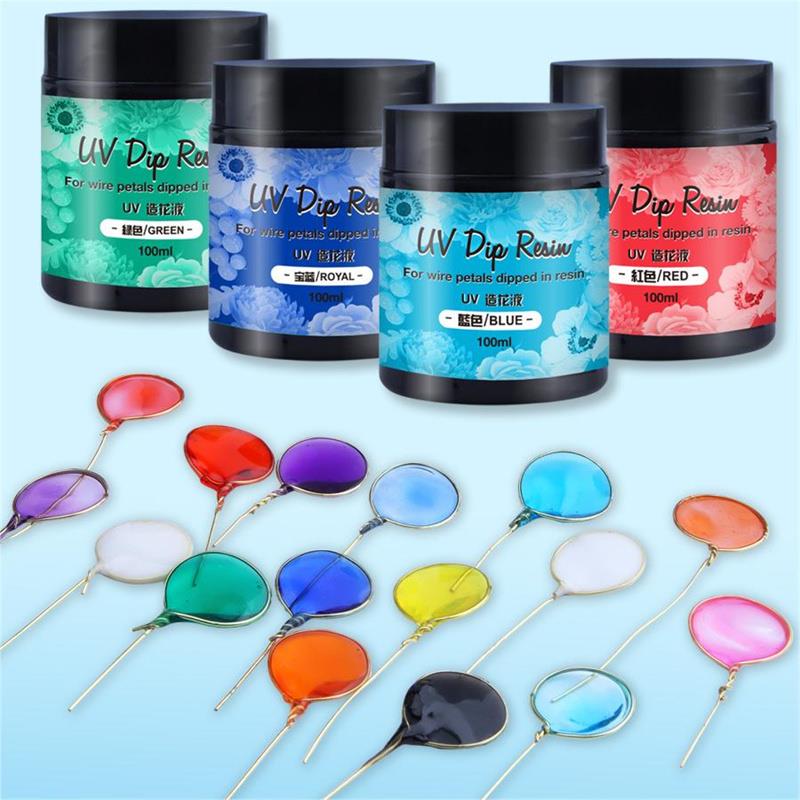 100ml UV DIP Resin Glue For Wi - Flower Preservation Resin 리뷰 및 가격