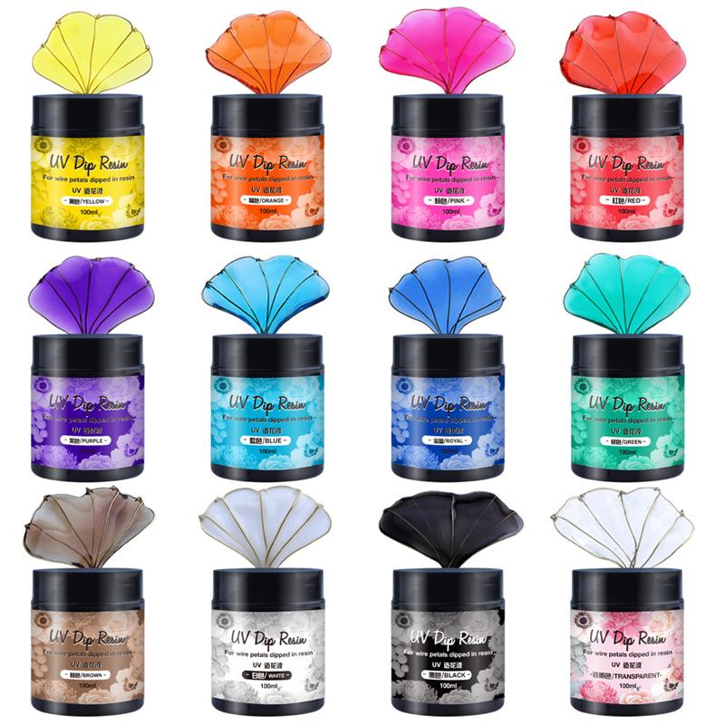100ml UV DIP Resin Glue For Wi - Flower Preservation Resin 리뷰 및 가격
