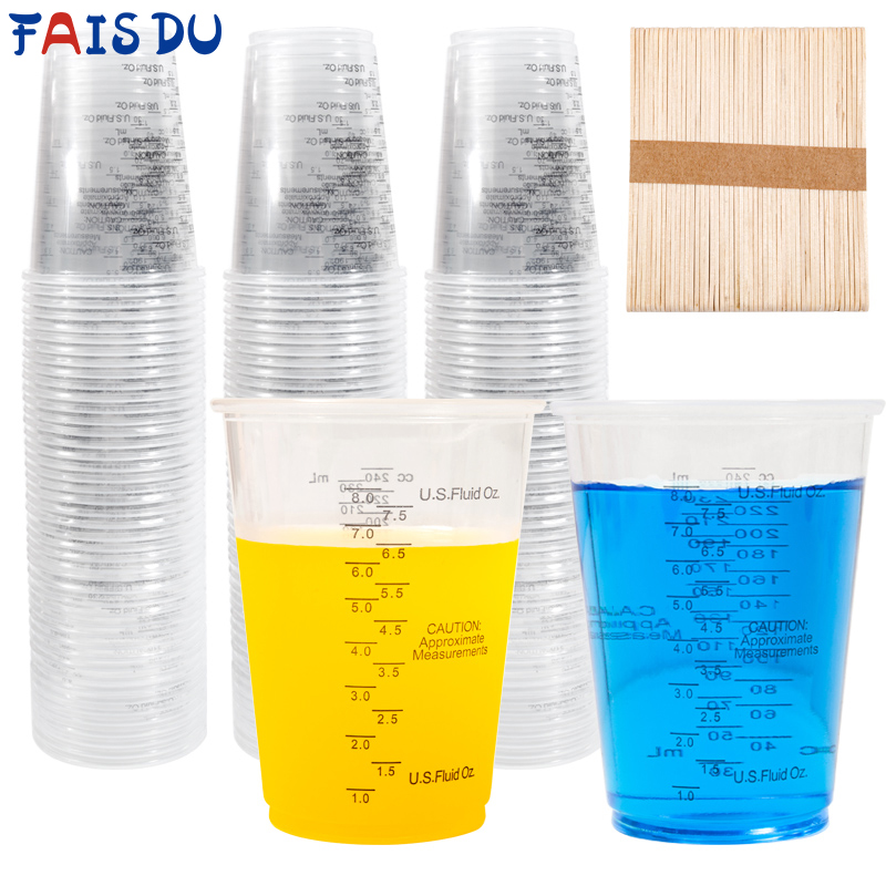 FAIS DU 8oz Disposable Measuri - Mixing Cup Silicone 리뷰 및 가격