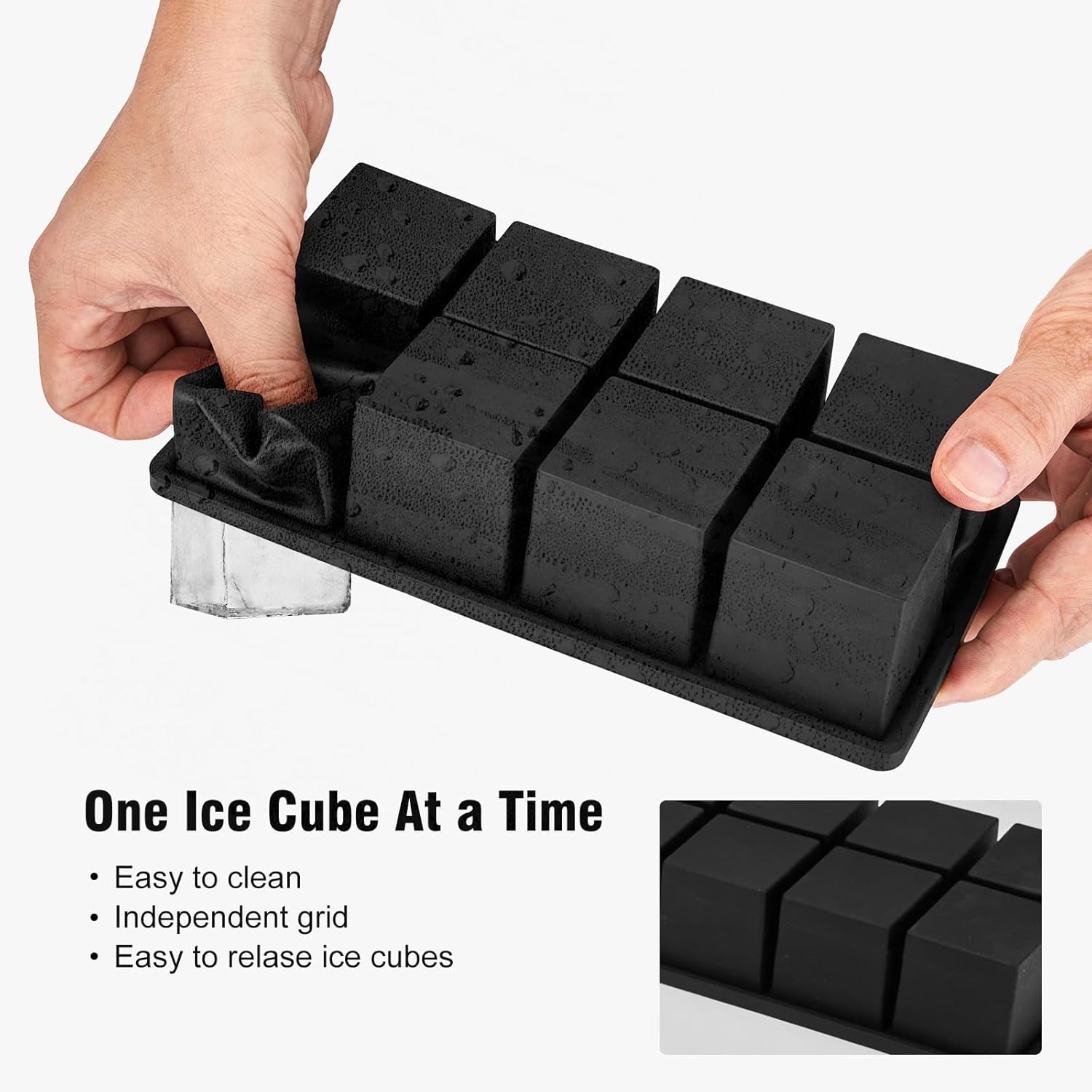 Large Silicone Ice Cube Tray M - Silicone Mold Tray 리뷰 및 가격
