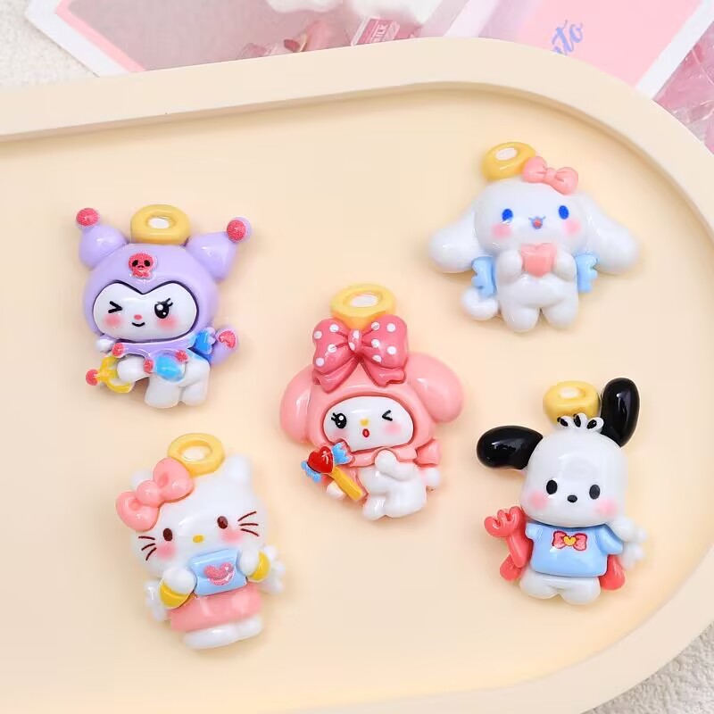 20PCS Resin Cartoon Angel DIY  - Resin Craft Ideas 리뷰 및 가격