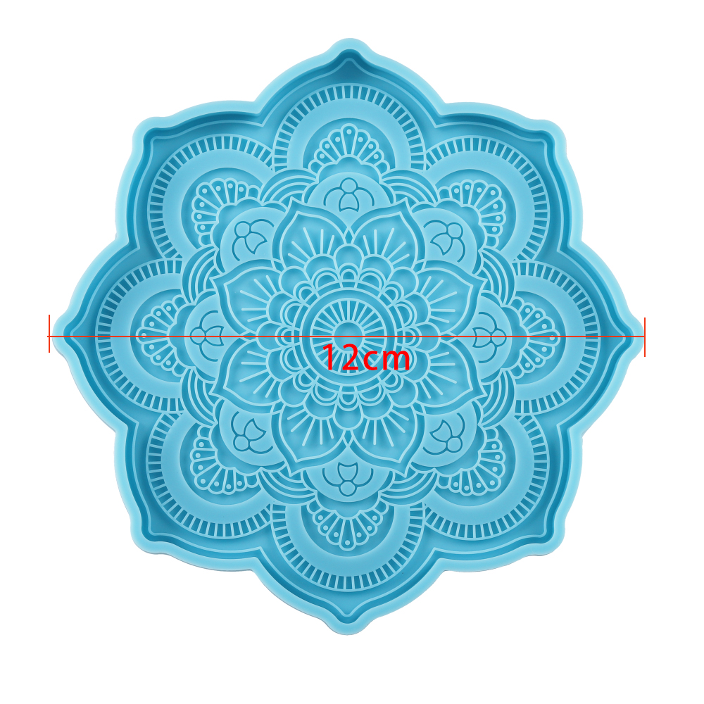 Mandala Coaster Silicone Mold  - Coaster Mold Round 리뷰 및 가격