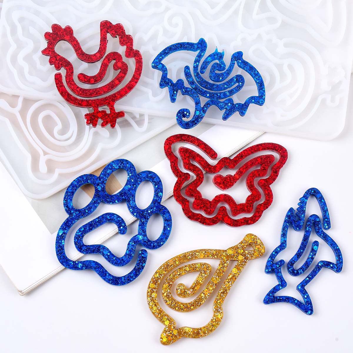 3D Animal Bookmark Silicone Mo - Resin Craft Projects 리뷰 및 가격
