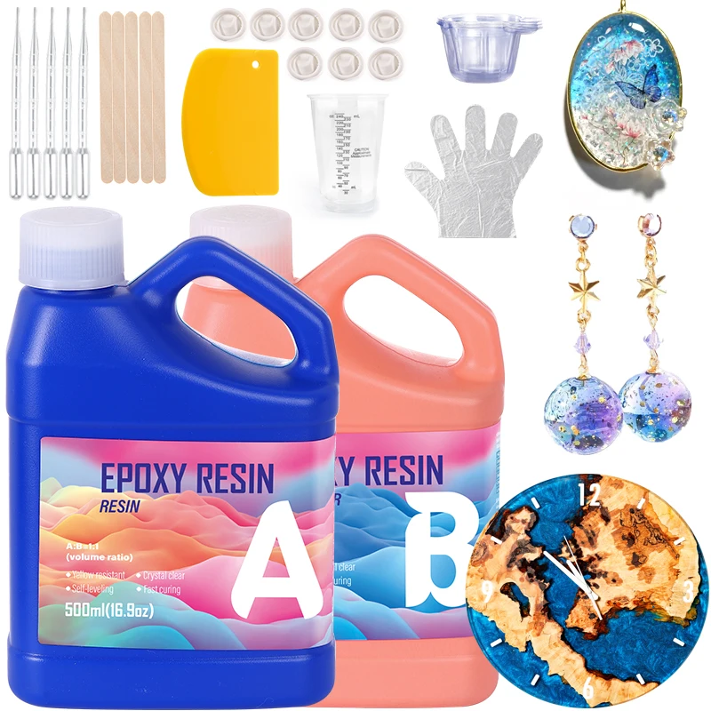 Easy Mixing Epoxy Resin Kit Cr - Epoxy Uv Resin Kit 리뷰 및 가격