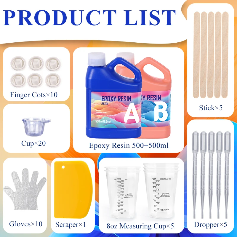 Easy Mixing Epoxy Resin Kit Cr - Epoxy Uv Resin Kit 리뷰 및 가격