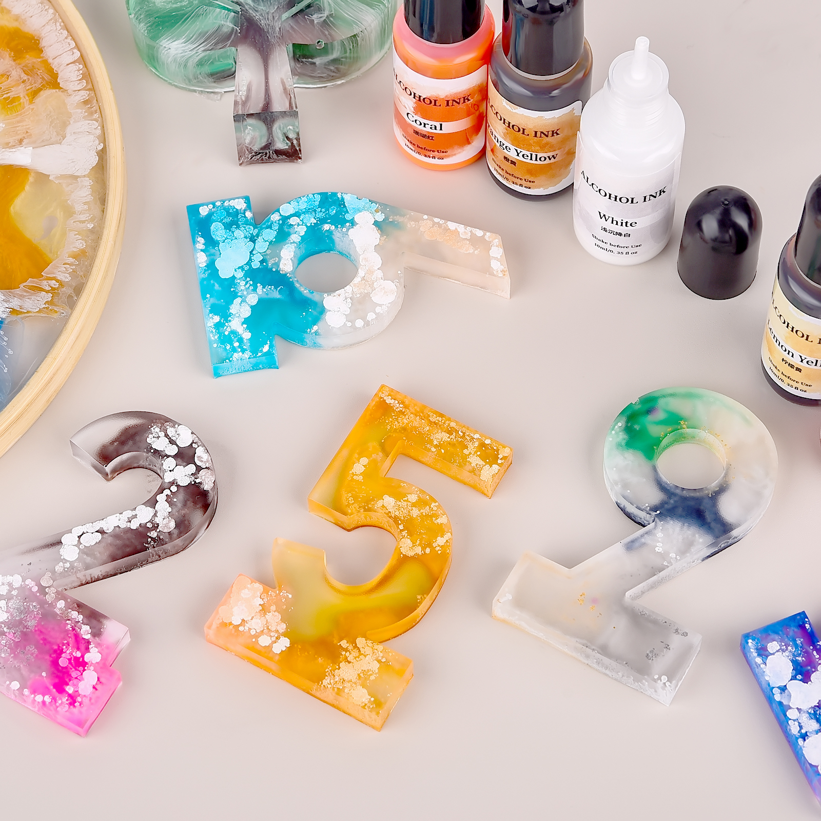 1set Art Ink Alcohol Epoxy Res - Resin Dye Alcohol 리뷰 및 가격