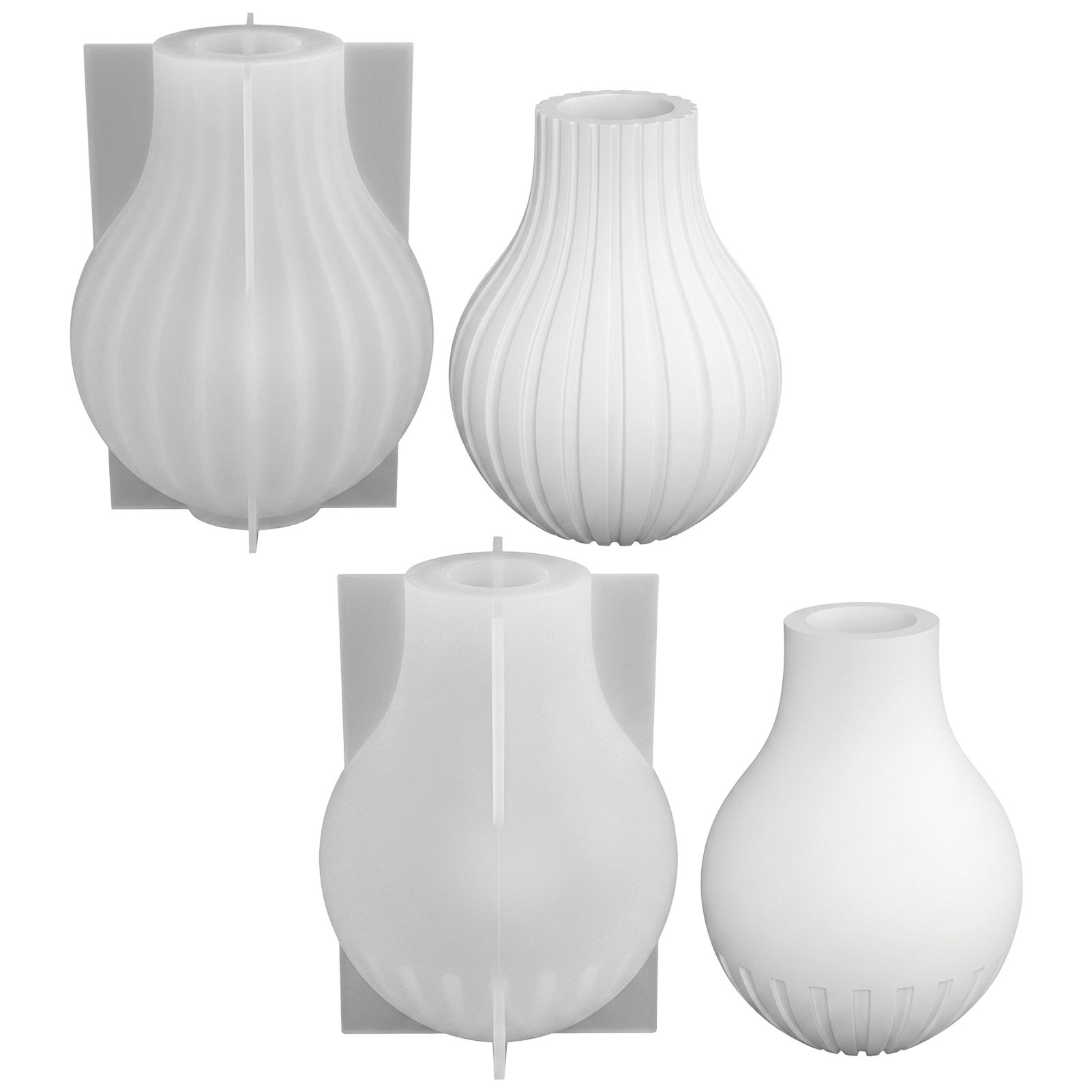 Silicone Vase Mold with Stripe - Resin Craft Ideas 리뷰 및 가격