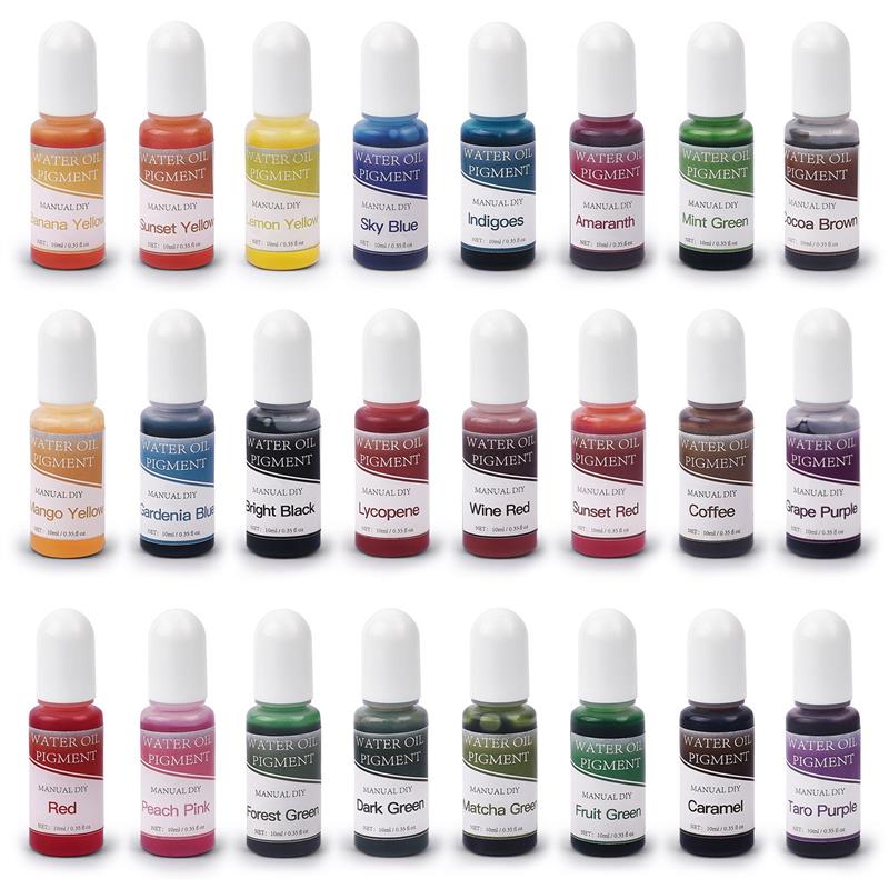 24 Colors/Set 10ml Art Ink Alc - Resin Dye Alcohol 리뷰 및 가격